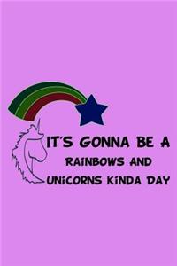 It's Gonna Be A Rainbows And Unicorns Kinda Day: Recipe Journal