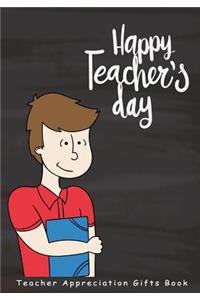 Happy Teachers Day Teacher Appreciation Gifts Book