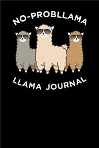 No Probllama Llama Journal