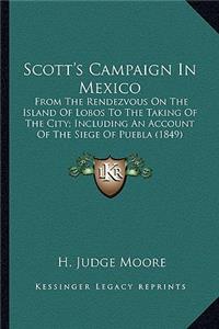 Scott's Campaign In Mexico