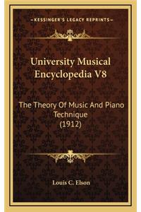 University Musical Encyclopedia V8
