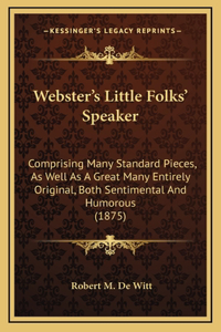 Webster's Little Folks' Speaker
