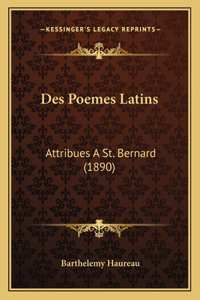 Des Poemes Latins