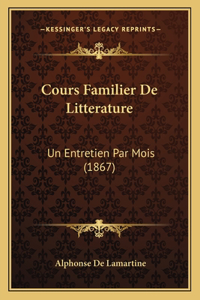 Cours Familier De Litterature