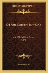Chi Possa Costituirsi Parte Civile