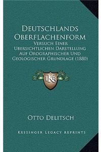 Deutschlands Oberflachenform