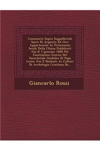 Commenti Sopra Suppellettili Sacre Di Argento Ed Oro