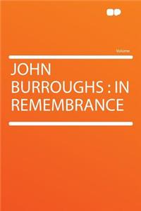 John Burroughs
