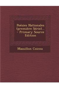 Poésies Nationales (première Série)...