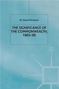 Significance of the Commonwealth, 1965-90