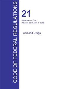 CFR 21, Parts 800 to 1299, Food and Drugs, April 01, 2016 (Volume 8 of 9)