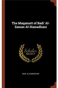 Maqamatt of Badi' Al-Zaman Al-Hamadhani