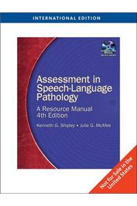 Assessment in Speech-Language Pathology