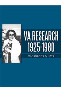 VA Research, 1925-1980