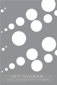 Nifty Notebook 120 ruled pages with margin
