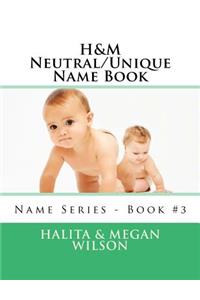 H&M Neutral/Unique Name Book