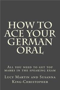 How to Ace your German Oral