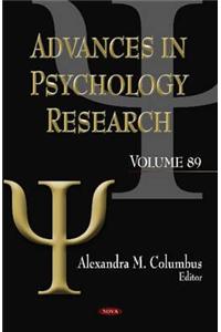 Advances In Psychology Research