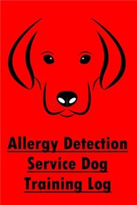 Allergy Detection Service Dog Training Log