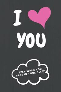 I Love You Even When You Fart In Your Sleep