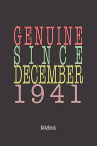Genuine Since December 1941