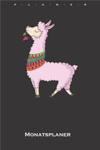 Salsa Lama mit Rose Monatsplaner