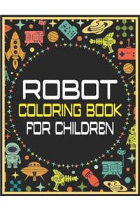 Robot Coloring Book for Children