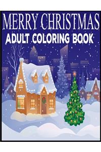 Merry Christmas Adult Coloring Book