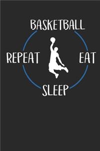 Basketball Eat Sleep Repeat