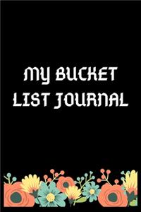 My Bucket List Journal