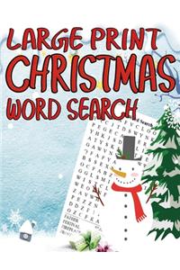 Large Print Christmas Word Search