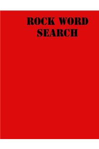 rock Word Search