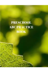 Preschool ABC Practice Book