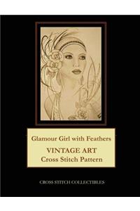 Glamour Girl with Feathers