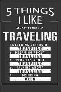 5 Things I Like Almost As Much As Traveling Watching Videos Of Traveling Dreaming About Traveling Websites About Traveling Talking About Traveling Drinking Beer