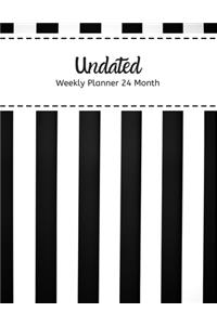 Undated Weekly Planner 24 Month