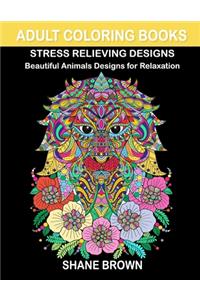 Coloring Books for Adults Stress Relieving Design Animals