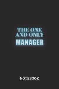 The One And Only Manager Notebook