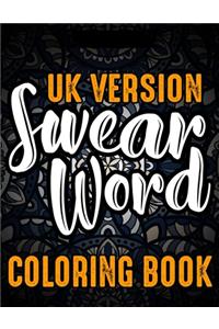 UK Version Swear Word Coloring Book