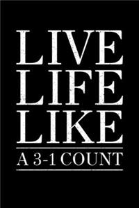 Live Life Like A 3-1 Count