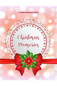 Christmas Memories - 3 Year Keepsake Book