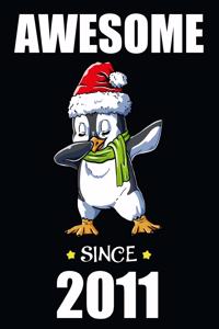 8th Birthday Dabbing Penguin