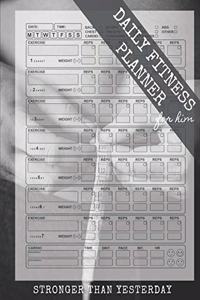 Daily Fitness Planner For Him
