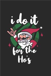 Christmas do it for the Ho's Santa Notebook