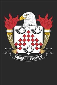 Semple: Semple Coat of Arms and Family Crest Notebook Journal (6 x 9 - 100 pages)