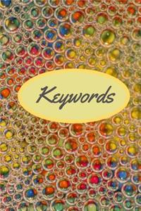 Keywords - Keyword Planner Tool for SEO, 6x9 Notebook, Research Tool Book