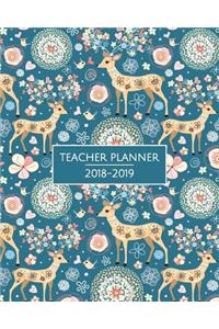 Deer Teacher Planner 2018-2019
