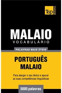 Vocabulário Português-Malaio - 5000 palavras mais úteis