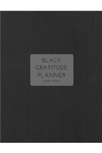 2019 2020 15 Months Black Gratitude Journal Daily Planner