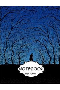 Notebook Journal : Trees Shadow: Pocket Notebook Journal Diary, 120 pages, 8.5 x 11 (Dot-Grid,Graph,Lined,Blank Notebook Journal)
